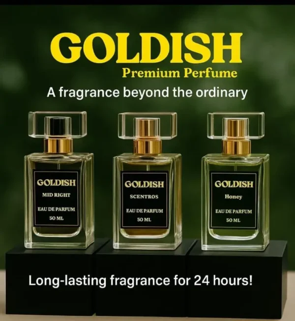 Goldish Premium Perfume – Long Lasting Luxury Fragrance for Men & Women – 50 ml
