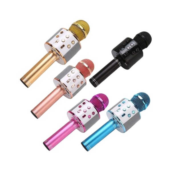 Wireless Microphone,Bluetooth Can Connect Many Devices With Speaker Rechargeable Portable Mic for Family Party