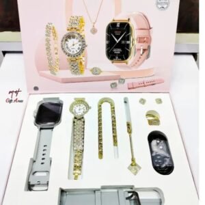 A58 Plus Smart Watch and Jewellery Combo